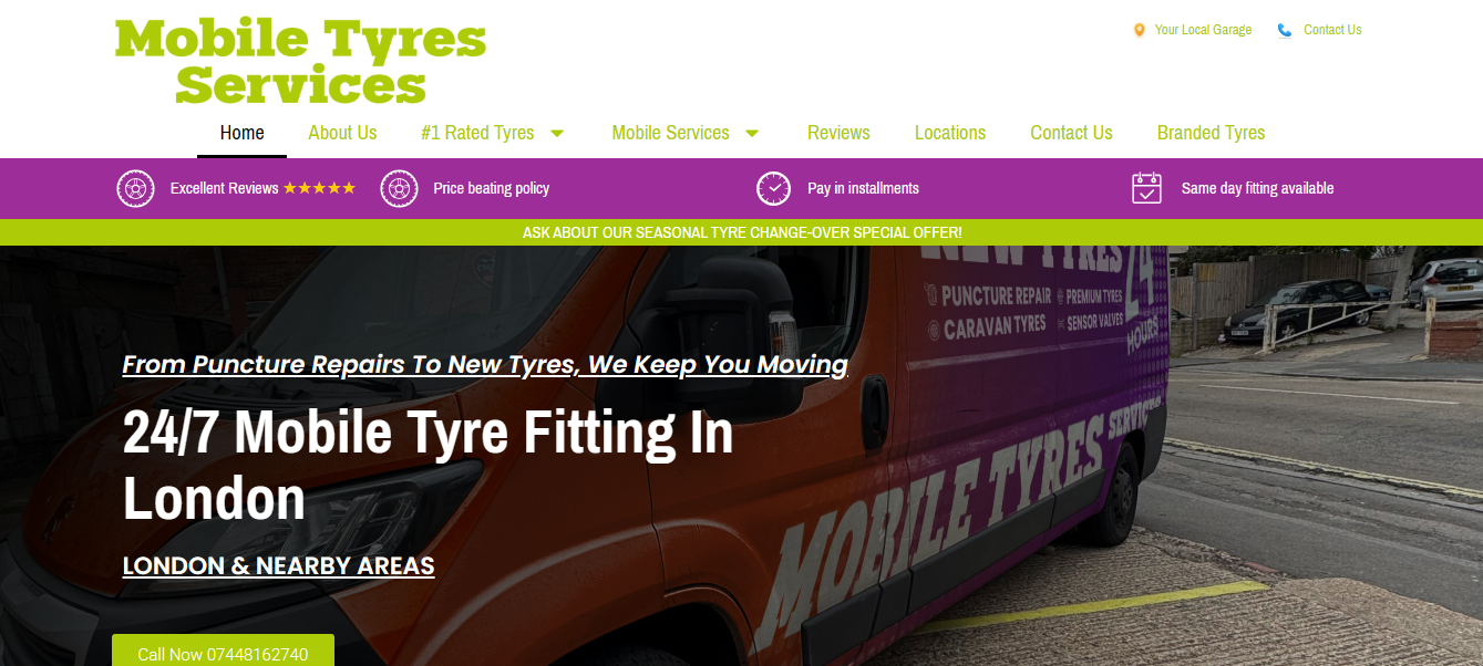 Mobile Tyre Services – New Tyres London