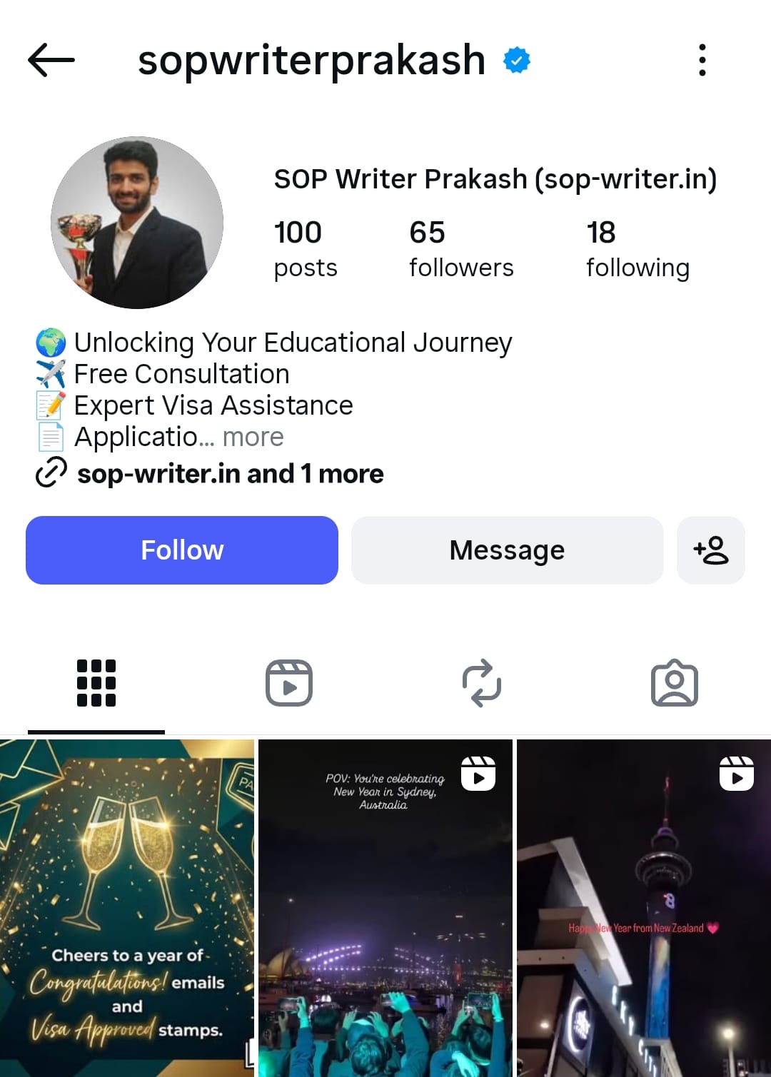 sop writer prakash offering sop writing services in india