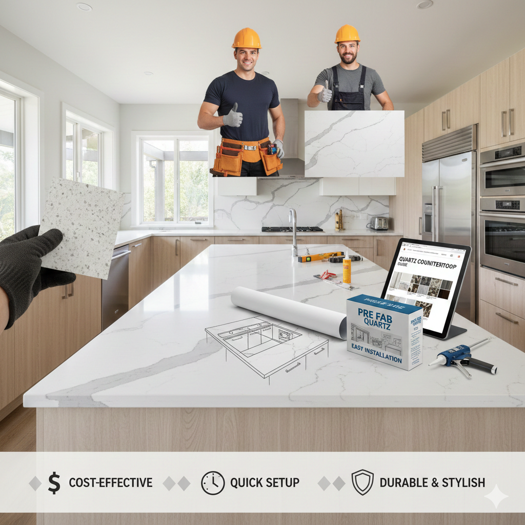 Pre Fabricated Quartz Countertops Benefits and Installation Guide