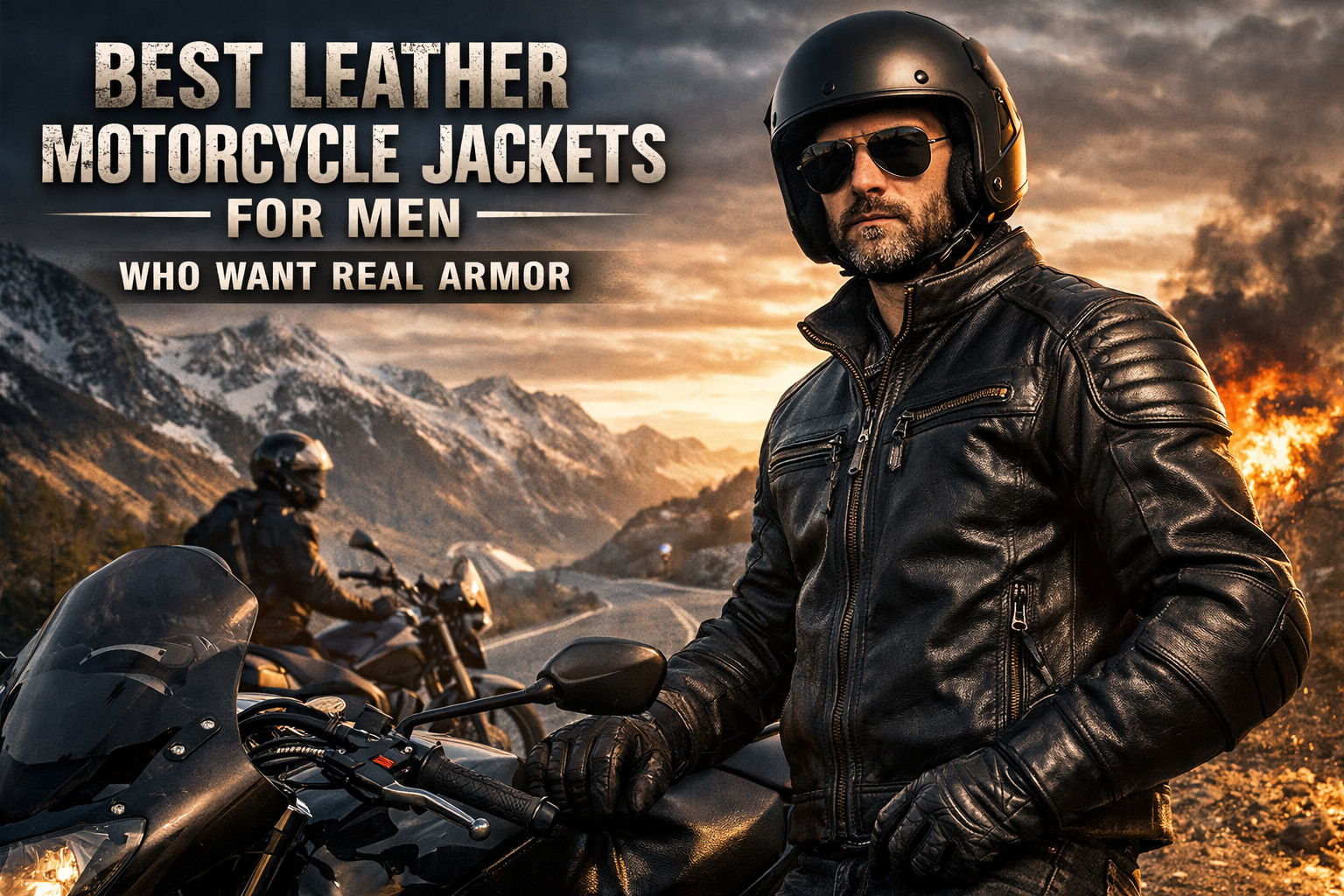 Best Leather Motorcycle Jackets for Men Who Want Real Armor