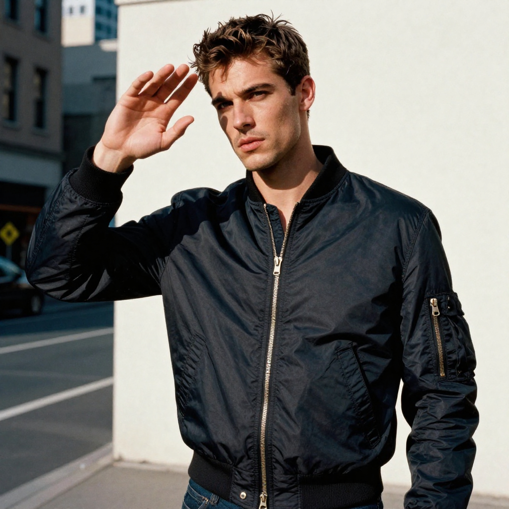 aviator bomber jacket