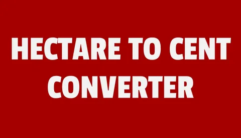 hectare to cent
