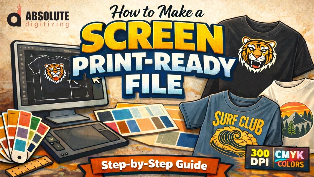 screen printing vector conversion service