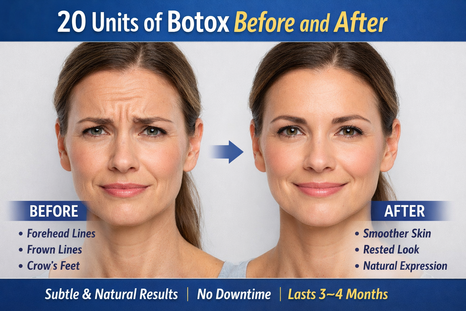 20 Units of Botox Before and After