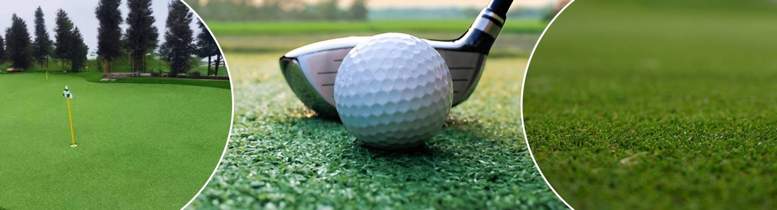 Artificial golf turf