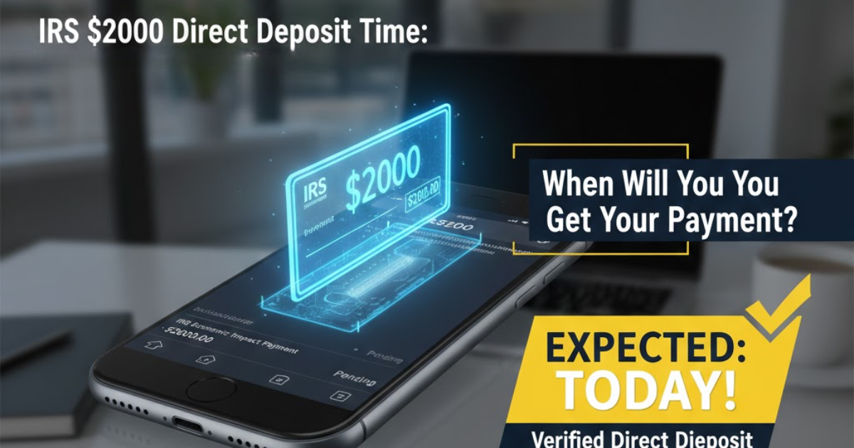 IRS $2000 Direct Deposit Time
