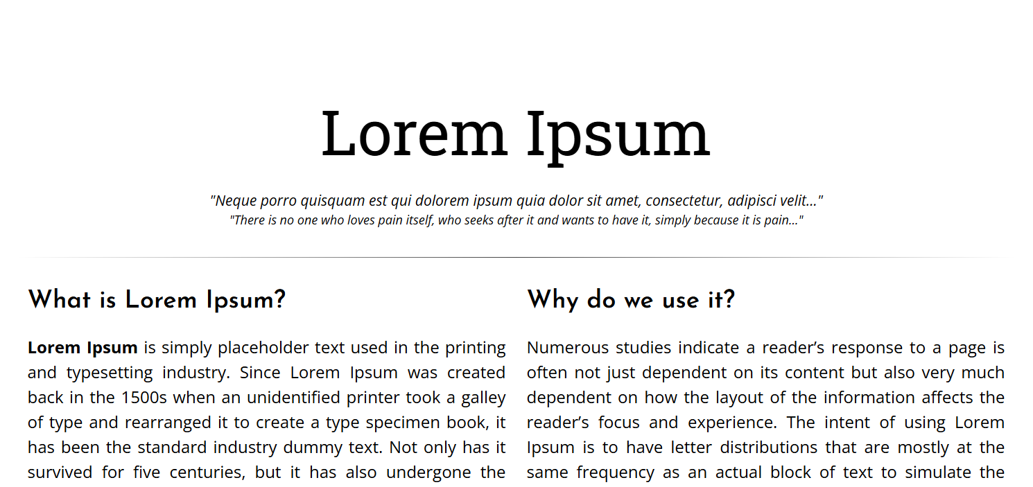 Lorem Ipsum