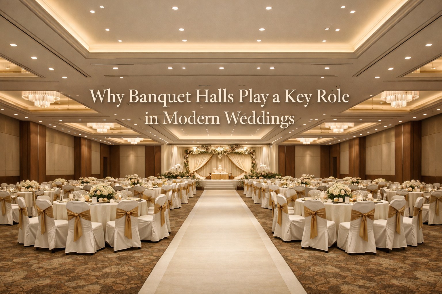 Why Banquet Halls Play a Key Role in Modern Weddings