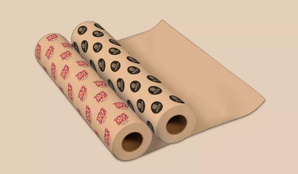 Custom printed kraft paper