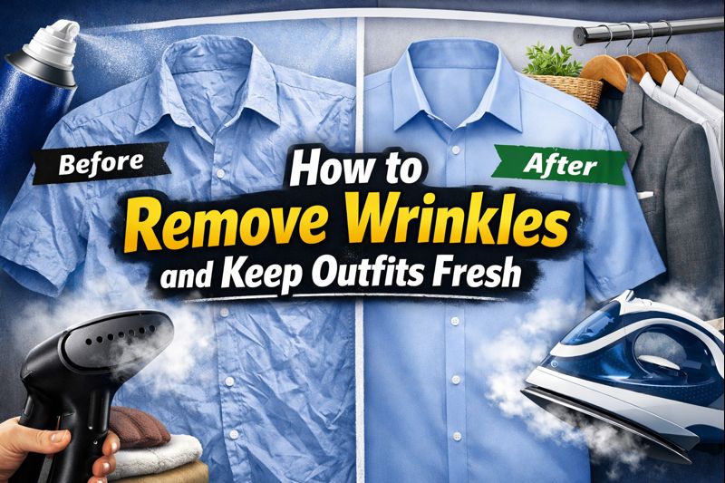 How to Remove Wrinkles and Keep Outfits Fresh