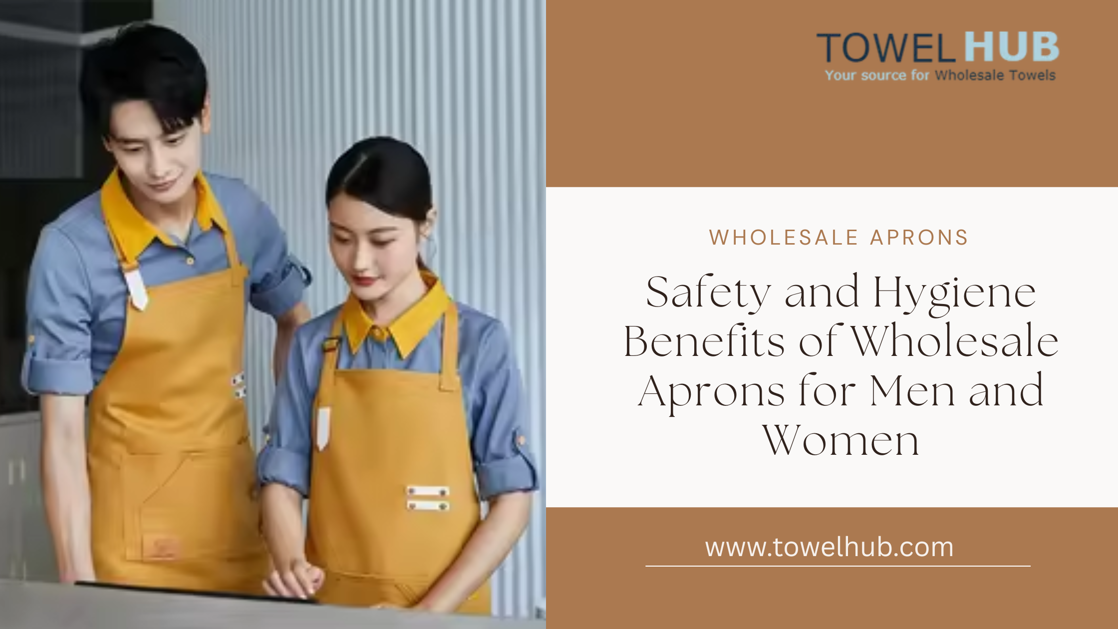 Safety and Hygiene Benefits of Wholesale Aprons for Men and Women