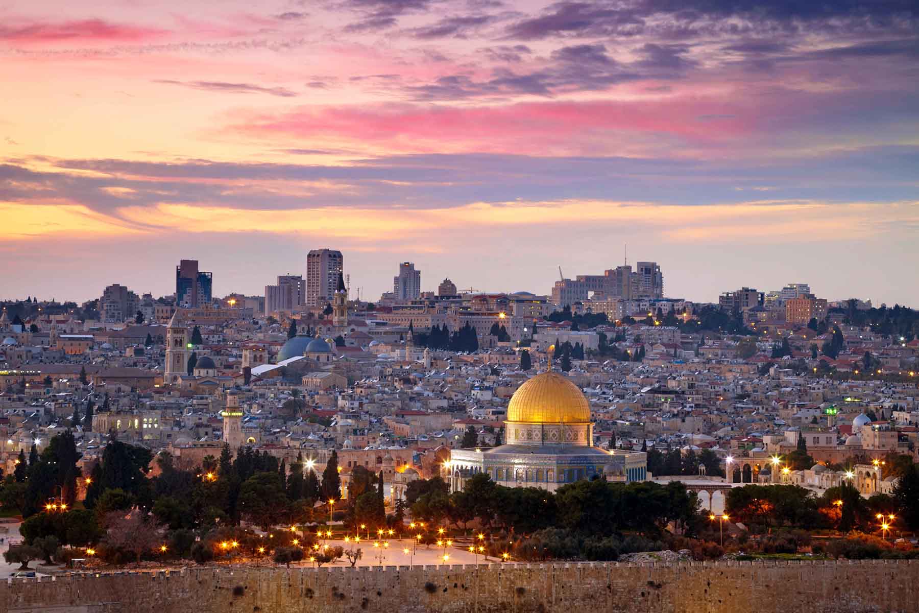 Sunset in Jerusalem