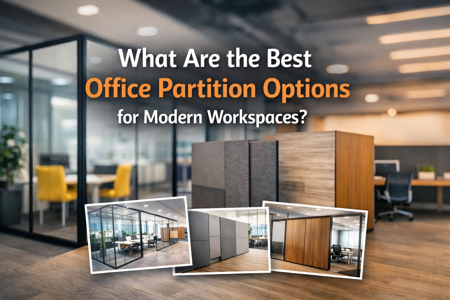 What Are the Best Office Partition Options for Modern Workspaces