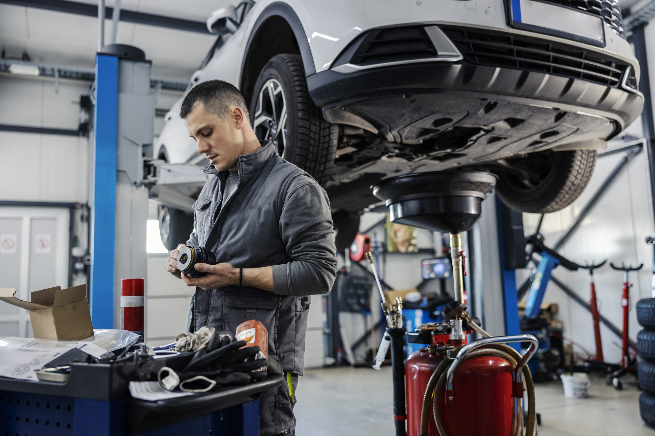 luxury car auto repair shop