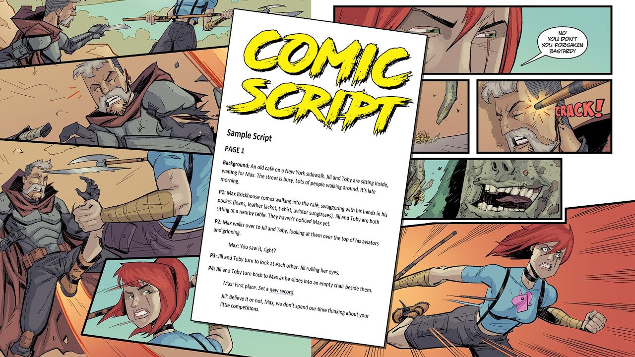 comic book writing