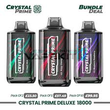 crystal prime deluxe 18000 box of 10