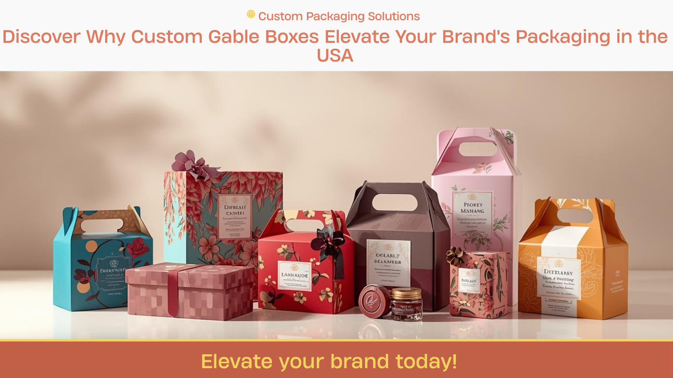 Why Custom Gable Boxes Are Ideal for Your Brand's Packaging in the USA