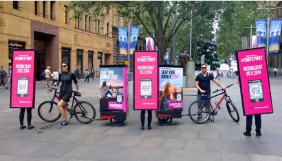 digital bike billboard