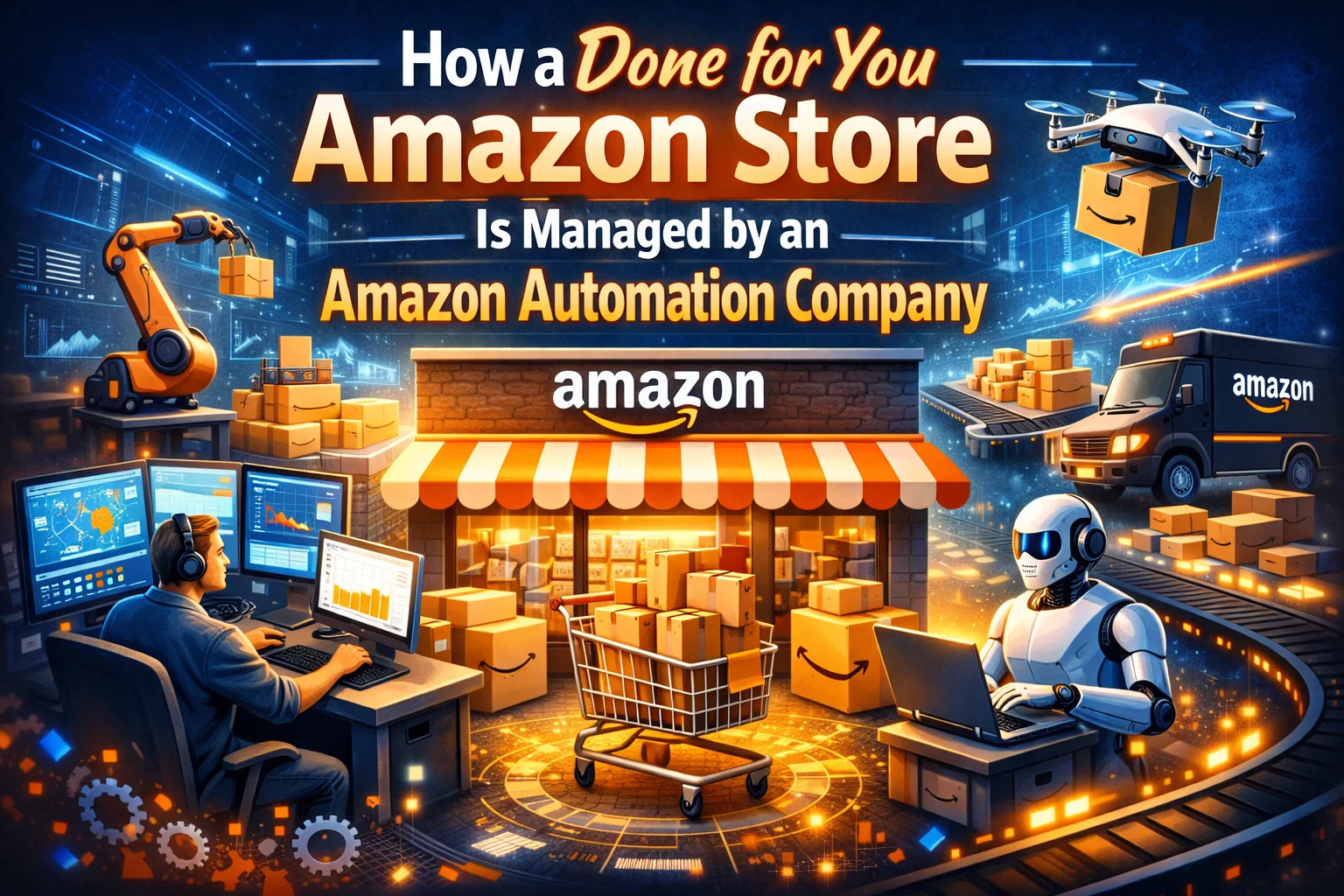 How a Done for You Amazon Store Is Managed by an Amazon Automation Company