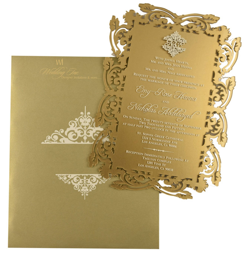luxury event invitation cards