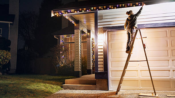 outdoor lighting installation
