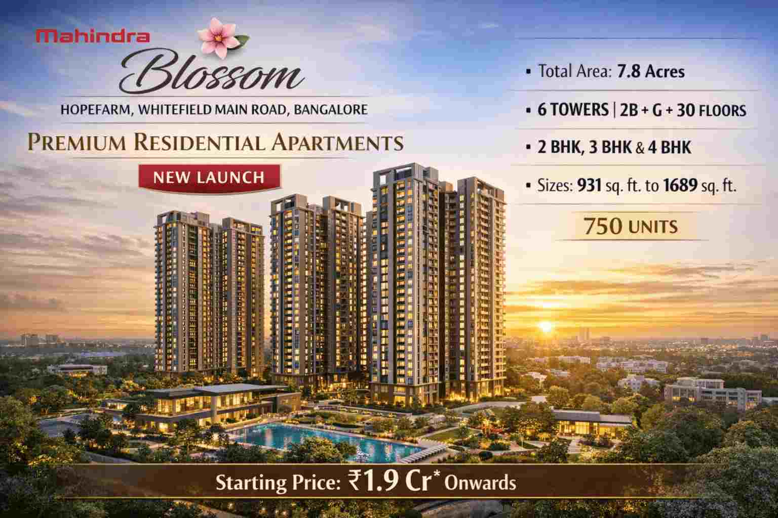 mahindra blossom whitefield