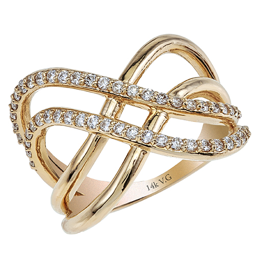 Yellow diamond fashion rings