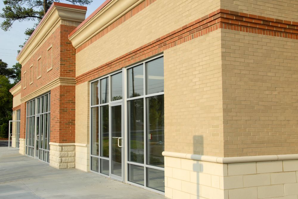 pressure washing for business storefronts