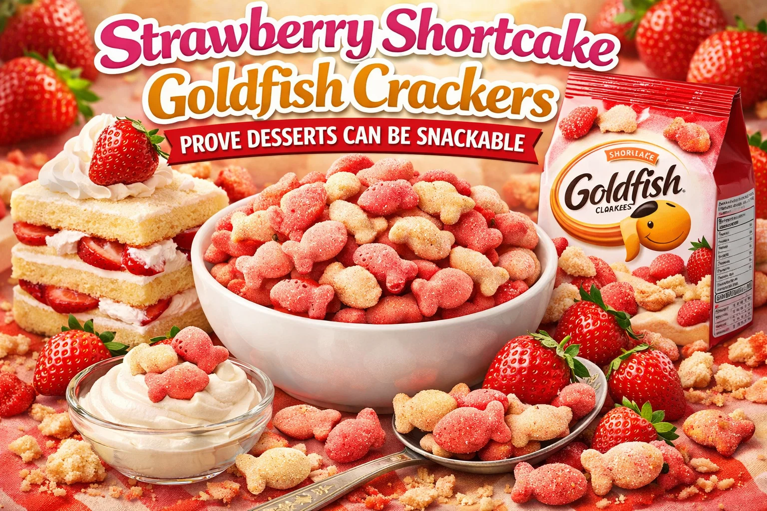 strawberry shortcake goldfish crackers