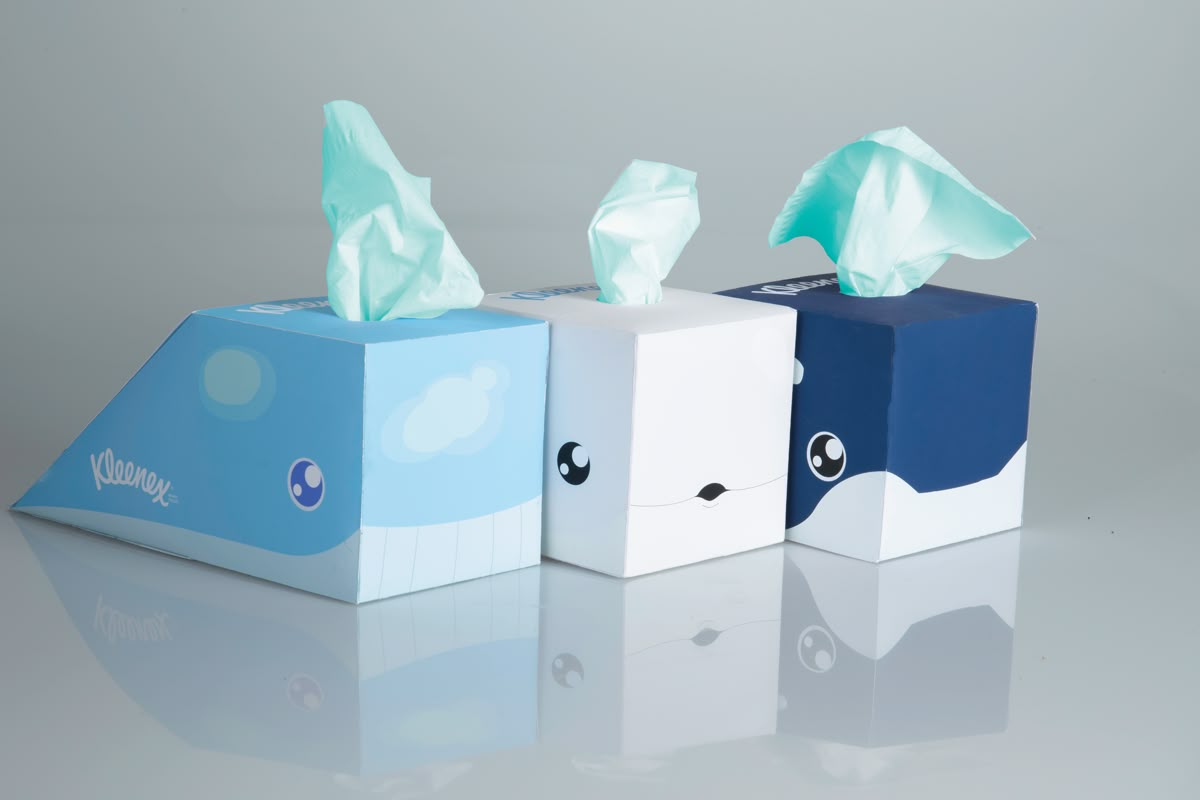 tissue box packaging design