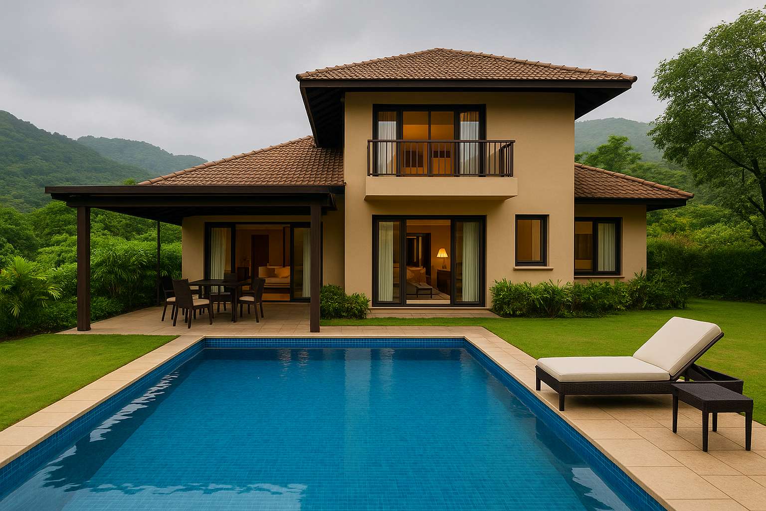 Heated Pool Villa Lonavala