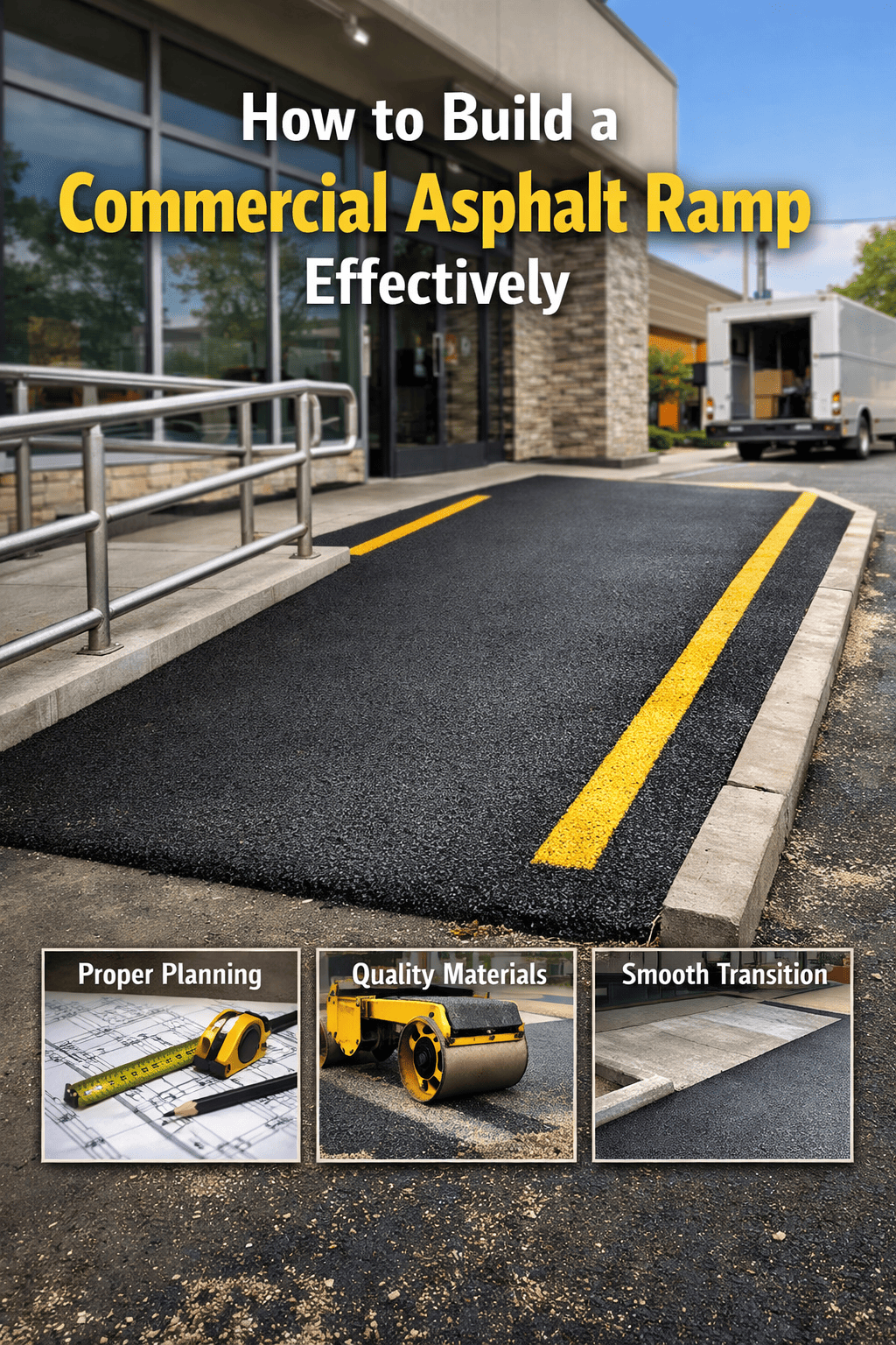 How to Build a Commercial Asphalt Ramp Effectively